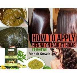 Khadi Rishikesh Ayurvedic Henna Powder ()- 100% Pure With Amla & Lemon, Natural Conditioner & Anti-Dandruff , Repairs Damaged Hair, UNISEX -CHEMICAL FREE -150GM WITH HAIR COLOURING BRUSH FREE