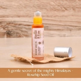 Blend It Raw Apothecary Rosehip Oil Roll-on | Fights Lip & Under eye Pigmentation | Removes Scars & Acne Spots | Cold Pressed Oil | Travel-Friendly Packaging | 10 ml