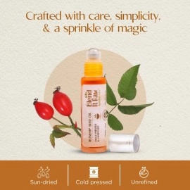 Blend It Raw Apothecary Rosehip Oil Roll-on | Fights Lip & Under eye Pigmentation | Removes Scars & Acne Spots | Cold Pressed Oil | Travel-Friendly Packaging | 10 ml