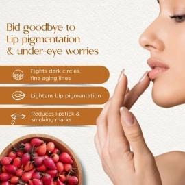 Blend It Raw Apothecary Rosehip Oil Roll-on | Fights Lip & Under eye Pigmentation | Removes Scars & Acne Spots | Cold Pressed Oil | Travel-Friendly Packaging | 10 ml