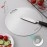 Herrlich Homes Round Stainless Steel Chopping Board for Kitchen | Free 2 Steel Straw | for Cutting Vegetables, Meat, Fish, Fruits | Unbreakable & Durable | Large | 30.5 cm Diameter