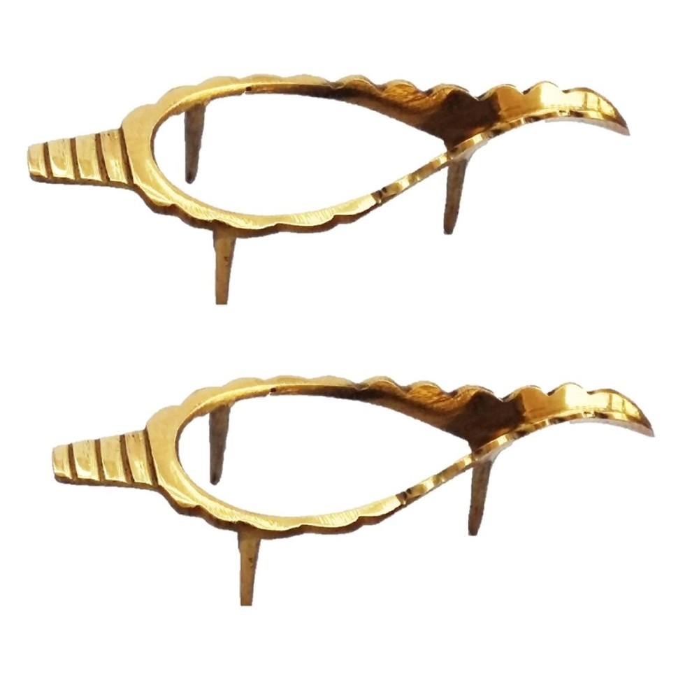 Vooli Original Pure Brass Pittal Shankh Stand Pooja Shankh Stand Original Pure Brass Pittal Shankh Stand Pooja Shankh Stand Pack of 2