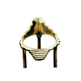 Vooli Original Pure Brass Pittal Shankh Stand Pooja Shankh Stand Original Pure Brass Pittal Shankh Stand Pooja Shankh Stand Pack of 2