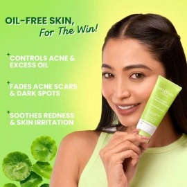 DOT & KEY Cica + Niacinamide Oil Free Moisturizer For Acne Prone Skin Oil Free & Lightweight Fades Dark Spots & Blemishes, Soothes Redness Acne Cream For Oily Acne Prone & Sensitive Skin 50Gm