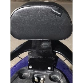 Sahara Seats Suzuki Burgman 125 Adjustable Back Rest/Pillion Rest/Pillion Support (Black) | Vinyl