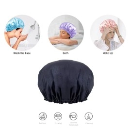 Candibellas Satin Silk Bonnet for Hair with 3 Satin Scrunchies, Satin Bonnet for Curly Hair, Reversible Silk Hair Cap for Sleeping, Adjustable Satin Hair Bonnet, Satin Hair Wrap