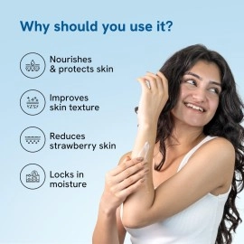 Bodywise 5% Lactic Acid Body Lotion for Women | With 5% Lactic Acid, Aloe Vera Extract & Cica Extract | Improves Skin Texture & Reduces Appearance of Strawberry Legs | 200 ml, 1