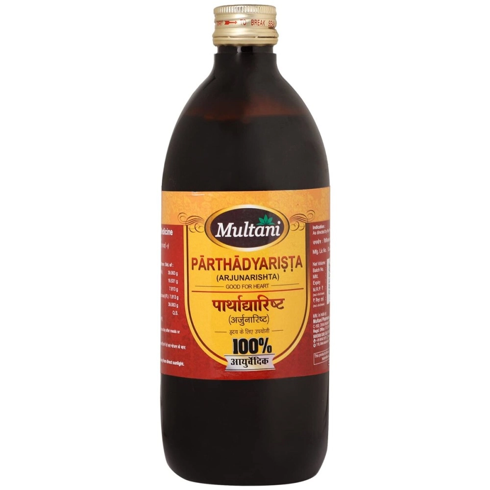 Multani Arjunarishta Ayurvedic Cardiac Tonic For Hypertension & Chest issues 680 Ml