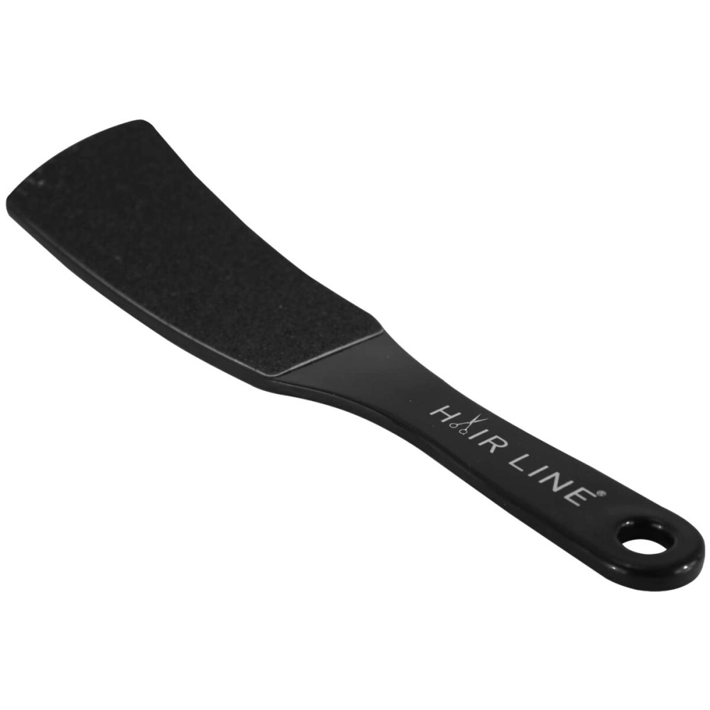 Hair Line Professional Emery Dual Sided Foot Scraper,Filer for Hard n Dead Skin Callus Remover,Pedicure Foot Scrubber for Men n Women_Black