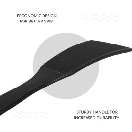 Hair Line Professional Emery Dual Sided Foot Scraper,Filer for Hard n Dead Skin Callus Remover,Pedicure Foot Scrubber for Men n Women_Black