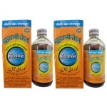 URJUWANI Noorani Tel, Orange, 200 ml + 200 ml Pack of2