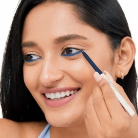 Mamaearth Long Stay Colored Kajal for 11 Hour Long Stay - Deep-Ocean Blue - 0.35 g