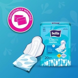 Bella Classic Comfort Maxi Softi Regular Sanitary Napkins 20pcs