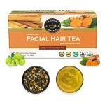 TEACURRY Facial Hair Tea (1 Month Pack, 30 Tea Bags) - Helps With Unwanted Hair Hair Removal And Facial Hair Removal - 100% Natural Ingredients, Herbal Tea, 60 Gram