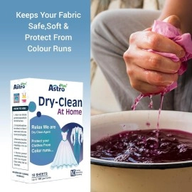 ASTRO PLUS + Dry Clean At Home Wipes, India\'s No.1 Cleaning Agent (3 Wipes) (Pack of 1)