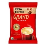 Tata Coffee Grand Premium, 100% Coffee Blend, Instant Coffee, Pouch, 50g