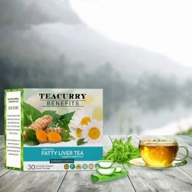 TEACURRY Fatty Liver Tea (1 Month Pack | 100 Gms Loose) - Helps with Abdominal Swelling, Ascites, Enlarged Vessels