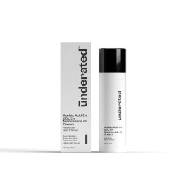 UNDERATED Azelaic Acid 9% Gdl 5% Niacinamide 4% Cream Powered With Neem And Turmeric For Uniform Skin Texture, Averts Acne Spots And Fades Acne Scars | 30Ml