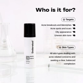 UNDERATED Azelaic Acid 9% Gdl 5% Niacinamide 4% Cream Powered With Neem And Turmeric For Uniform Skin Texture, Averts Acne Spots And Fades Acne Scars | 30Ml