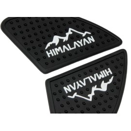 OBEROI\'S TRADERS Anti Slip Silicone Tank Pad / Thai Pad Waterproof Sticker for Royal Enfield Himalayan (Black)