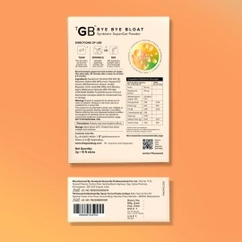 The Good Bug ByeBye Bloat SuperGut Powder for Healthy Digestion | Pre & Probiotic Supplement that helps with Bloating, Gas & Heartburn | 2.5 Billion CFU of Clinically Proven Strain | 15 Days Pack