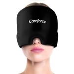 Careforce - The Force Behind Your Health Migraine Relief Cap For Migraines,Headaches,Sinuses,Tension Relief Headache Relief Cap For Men & Women -Black