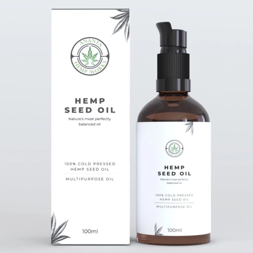ANANTA HEMP WORKS seed oil For Face 100m I Cold pressed Seed Oil For Face & Hair Growth | Human Seed Oil |