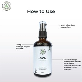 ANANTA HEMP WORKS seed oil For Face 100m I Cold pressed Seed Oil For Face & Hair Growth | Human Seed Oil |