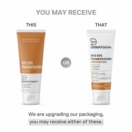 DERMATOUCH Bye Bye Pigmentation Face Wash || Anti Pigmentation for Women/Men with Niacinamide, Kojic Acid, & Glutathione - 70G