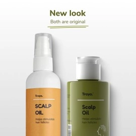 Traya Scalp Oil With Booster Oil Shots For Hair Growth, Contains Coconut Oil, Bhringraj Oil For Hair, Orpl, Wheat Germ Oil, Camphor Oil And Ylang Ylang Essential Oil (87Ml)