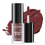 Lamel Liquid Matte Eyeshadow Maad Eyes Eyeshadow, High-pigmented & Long-lasting, Creamy & Smooth Formula - 402 (Macchiato)