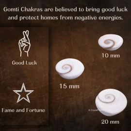 Crystal Heaven Gomati Chakra Original River Stones - 11 Pieces Gomti Chakra Original from Gomathi River Dwarka (11 Pieces)