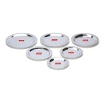 Sumeet Stainless Steel Heavy Gauge Ciba/Lids/Tope/Cheeba Cover Set of 6 Pcs (12.3cm, 13.8cm, 15.5cm, 16.7cm, 18.5cm, 20cm), Silver