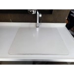 Sinklid Premium Sink Cover for Small Kitchens - Milky White Color (19 x 24 x 0.19 Inches)