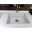 Sinklid Premium Sink Cover for Small Kitchens - Milky White Color (19 x 24 x 0.19 Inches)