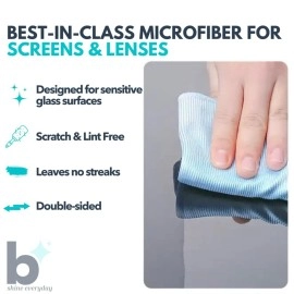 BARROT PRO Screen Cleaning Kit | Designed for Apple Devices - iPhones, iMacs, iPads, Macbooks | Made with 70% IPA | Includes 100ml Screen Cleaner, 30x30CM Large Microfiber | Easy to Store & Carry