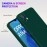 LIRAMARK Silicone Soft Back Cover Case for Oppo A16K | A16e (Silicone Green)