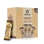 Bevzilla 48 Instant Coffee Powder Sachets (Hazelnut) - 96 Grams| Hot & Cold Coffee| Makes 48 Cups|Arabica Coffee | Easy To Carry| Best For Espresso, Latte, Cappuccino
