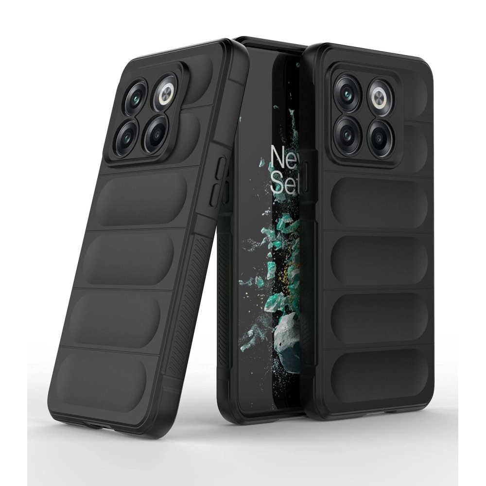 Zapcase Back Case Cover for OnePlus 10T | Compatible for OnePlus 10T Back Case Cover | Matte Soft Flexible Silicon | Liquid Silicon Case for OnePlus 10T with Camera Protection | Black