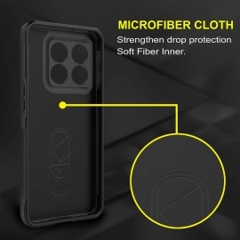 Zapcase Back Case Cover for OnePlus 10T | Compatible for OnePlus 10T Back Case Cover | Matte Soft Flexible Silicon | Liquid Silicon Case for OnePlus 10T with Camera Protection | Black