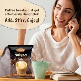 ATLANTIS 3 in 1 Nukkan Instant Coffee Premix Powder 1 Kg for Vending Machine