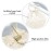 BELICIA Pearl Hair Clips White Hair Claw Clamps Crystal Hair Claw Clip Non Slip Clips Styling Hair Accessories for Women and Girls (Pack of 3)