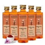 Auravedic Kumkumadi tailam for face Kumkumadi face oil for glowing skin 100 ml pack of 5 Kumkumadi oil face serum oil Dark spot corrector glow serum oil for women men