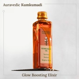 Auravedic Kumkumadi tailam for face Kumkumadi face oil for glowing skin 100 ml pack of 5 Kumkumadi oil face serum oil Dark spot corrector glow serum oil for women men