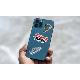 Pack of 50 - Aesthetic Sneakerhead Stickers for Laptop, Journal, Scrapbook, Diary, Guitar, Mobile - Waterproof - Gift for Sneaker Lovers