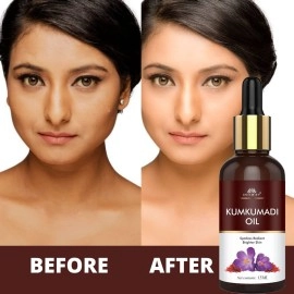 INTIMIFY Kumkumadi Tailam For Face, Kumkumadi Face Oil For Glowing Skin, Face Serum For Wrinkles, Whitening, Lightening & Pigmentation (30 ml) Pack of 1