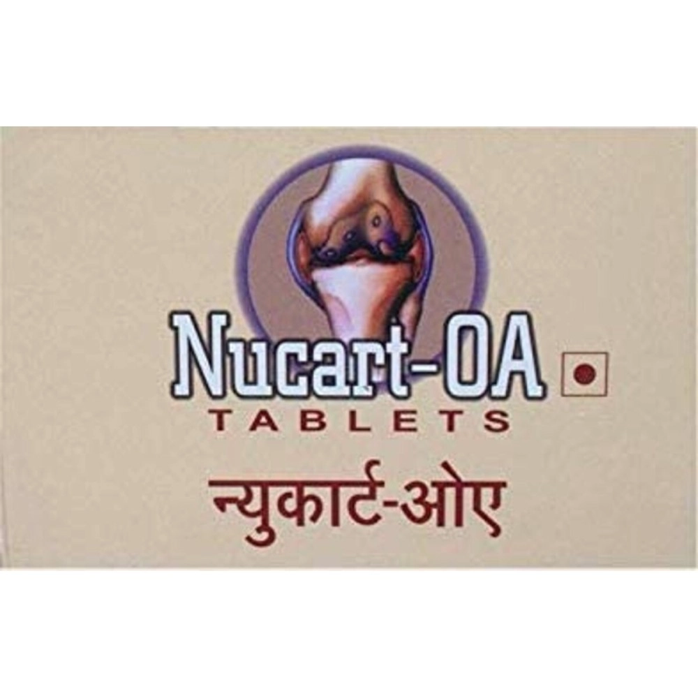 Gufic Nucart OA | Non- Vegetarian (40 Tablets) Cartilage building, Osteo-arthritis, Joint pains and Muscular pains.