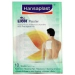 HANSAPLAST LION PLASTER Pain Relief Patch First Aid Tape (Pack of 10)