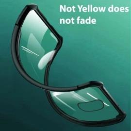 Winble Back Case Cover for OnePlus 6T / OnePlus 7 Back Cover Crystal Clear Camera Protection Airbag PC TPU Bumper Back Cover for OnePlus 6T / OnePlus 7