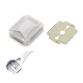 Red Square CORN CUTTER Callus remover for feet, Corn Shaver, Hard Skin Remover Handle 5 Blades